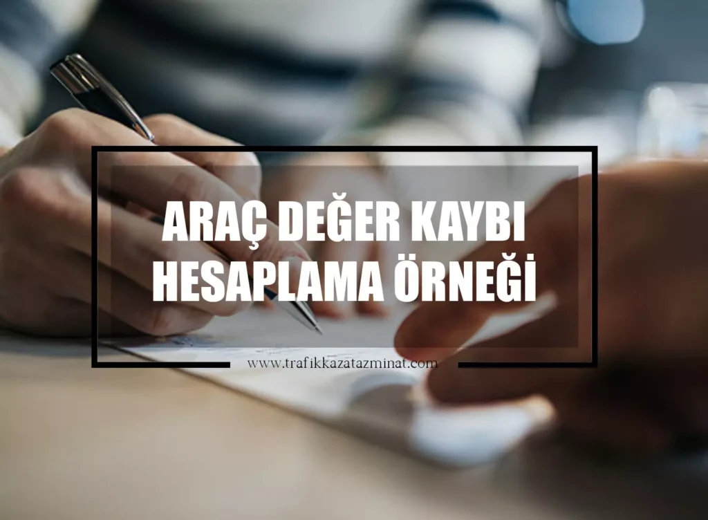 Araç Değer Kaybı Hesaplama Örneği