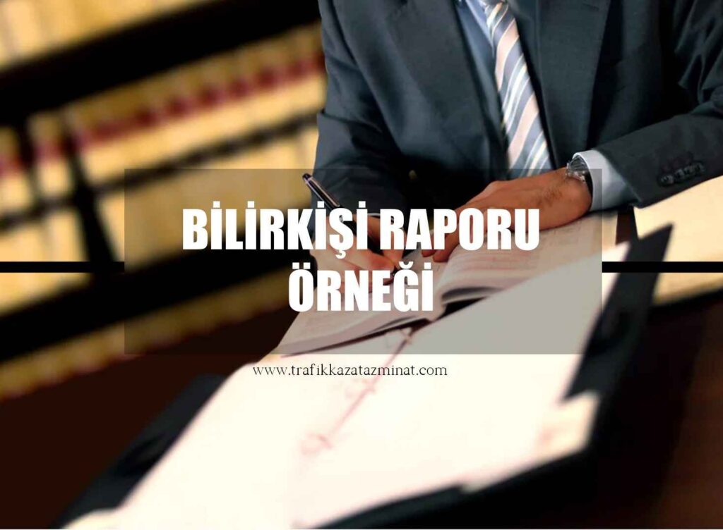Bilirkişi Raporu Örneği